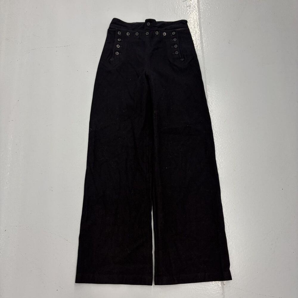 Vintage WW2 US Navy 13-Button Wool Sailor Pants 29x33